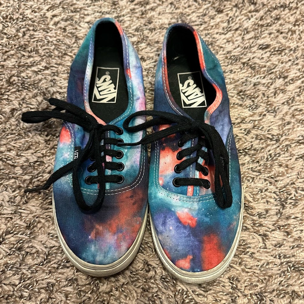 Vans galaxy/ space multicolor sneakers